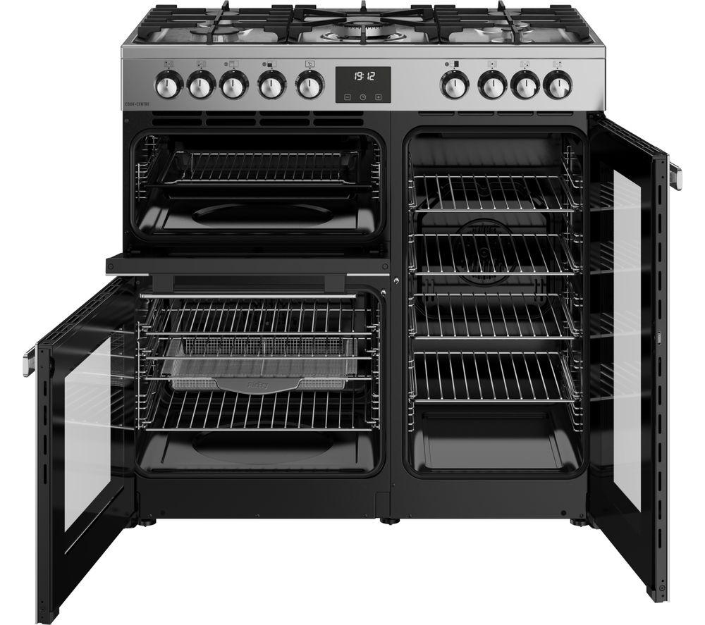 BELLING Cookcentre 90DF Dual Fuel Range Cooker - Stainless Steel & Chrome image number 8 of 20