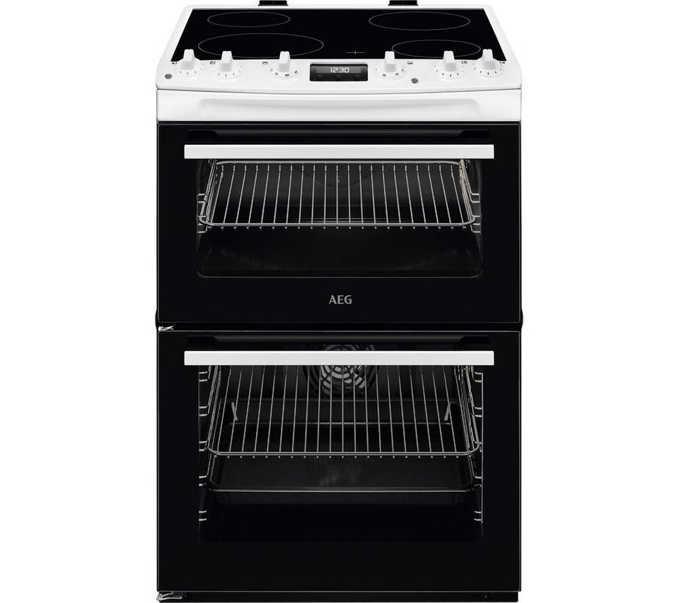 AEG 5000 SurroundCook CCX6540ACW 60 cm Electric Ceramic Cooker - White