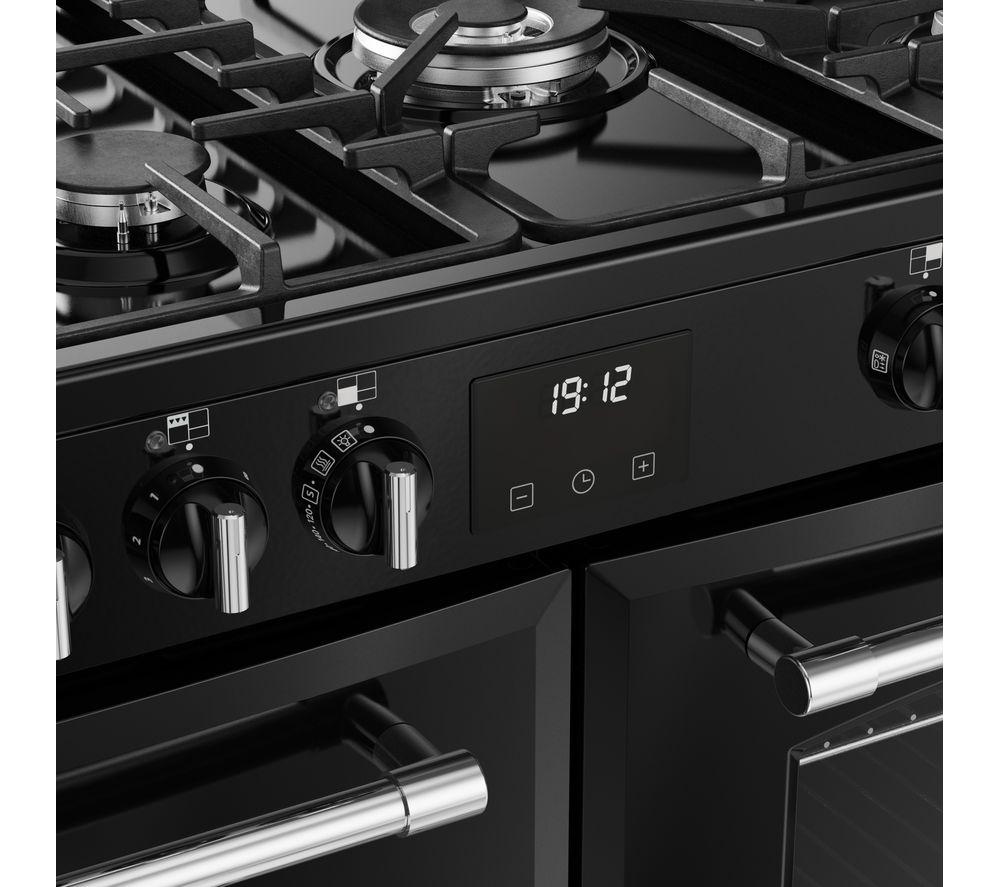 BELLING Farmhouse 110DF Dual Fuel Range Cooker - Black & Chrome image number 9 of 21