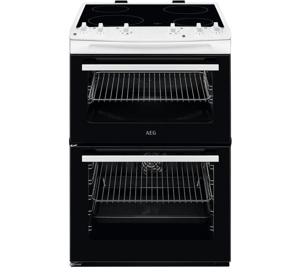 AEG 5000 SurroundCook CCX6501ACW 60 cm Electric Ceramic Cooker - White