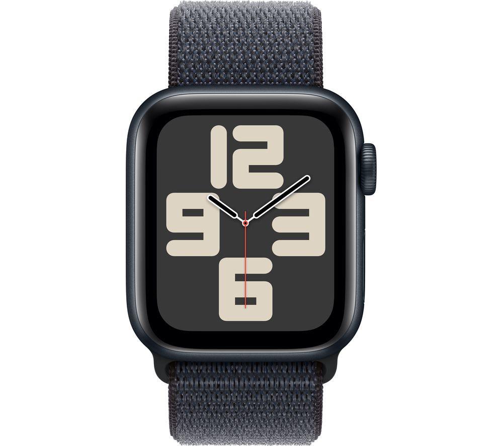 Buy APPLE Watch SE 44 mm Midnight Aluminium Case with Ink Sport