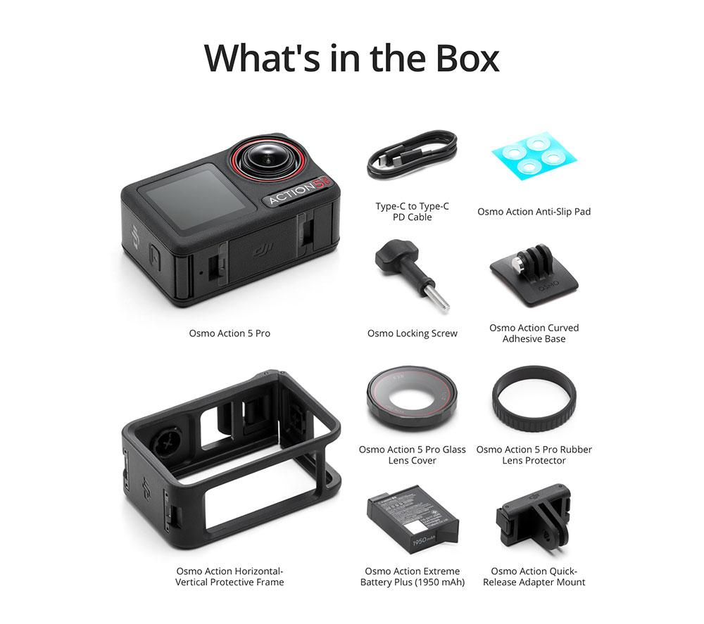 DJI Osmo Action 5 Pro 4K Ultra HD Action Camera - Black image number 5 of 6