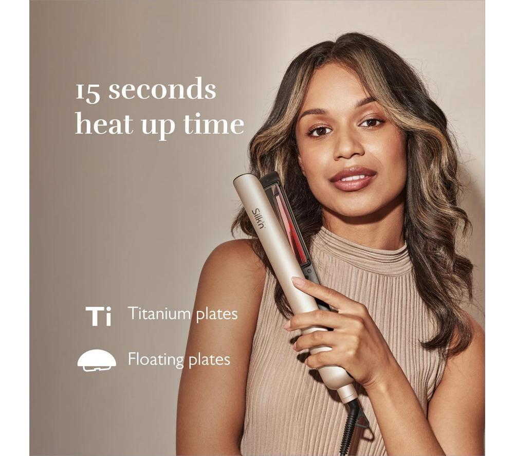 SILK'N SilkyStraight Hair Straightener - Rose Gold image number 6 of 8