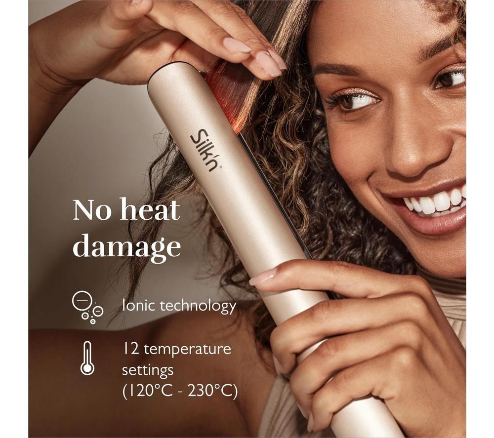 SILK'N SilkyStraight Hair Straightener - Rose Gold image number 7 of 8