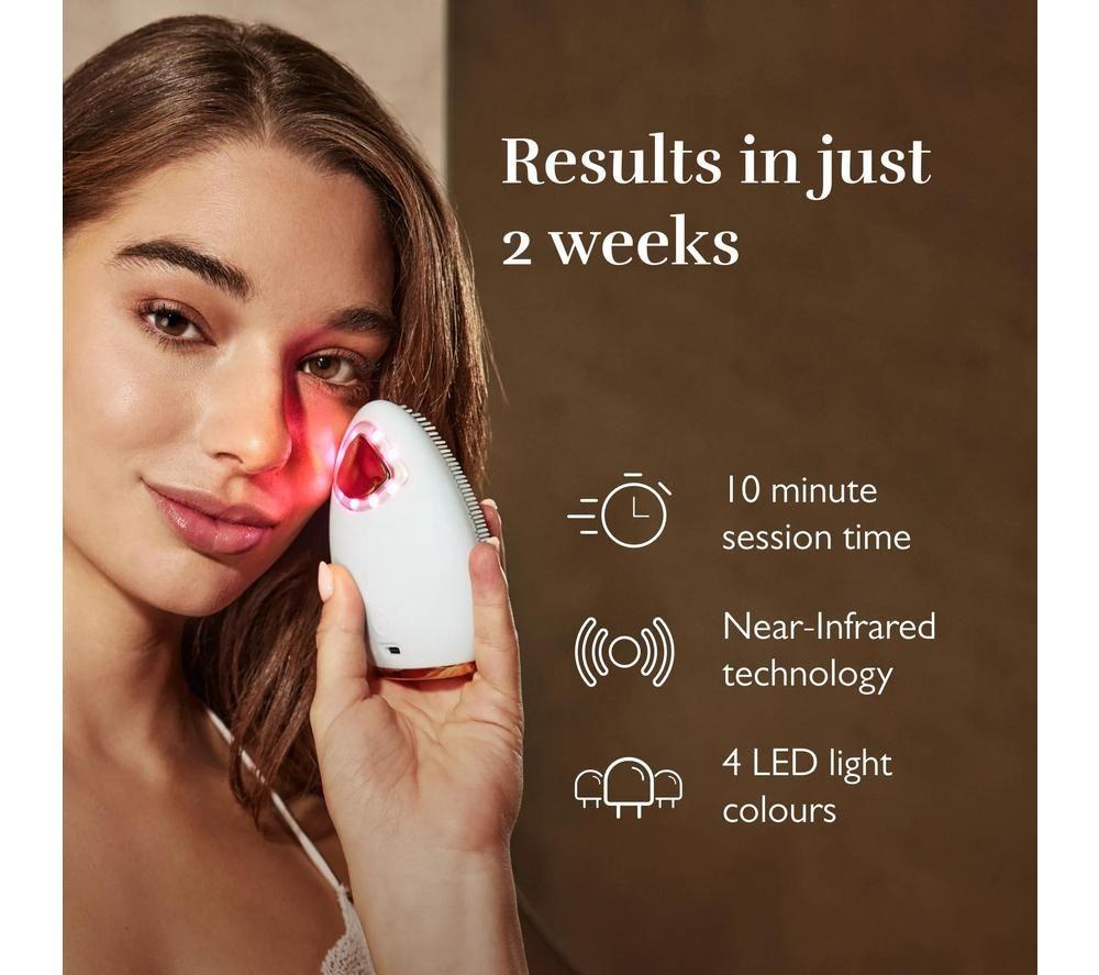 SILK'N Bright Lux Facial Cleansing Brush & Massager - Blue image number 9 of 12