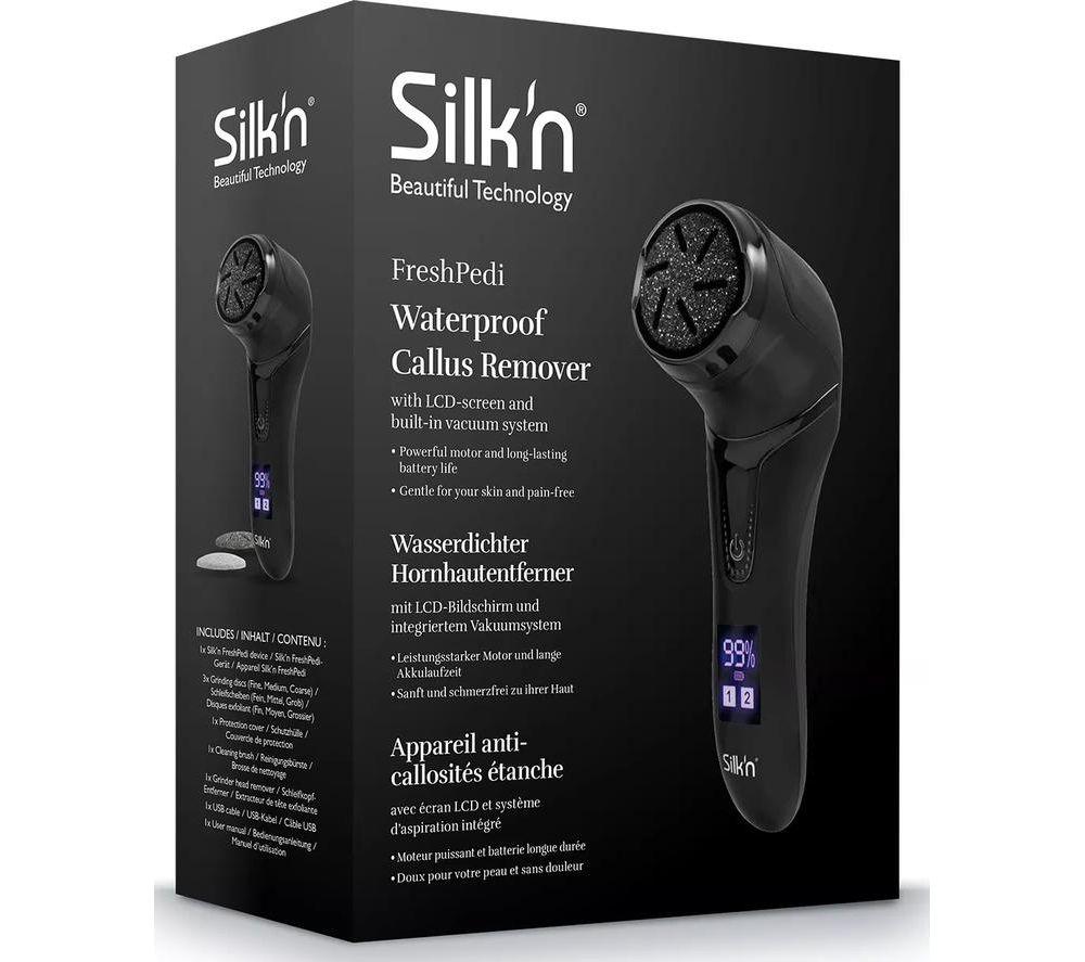 SILK'N FreshPedi Electric Callus Remover - Matte Black image number 3 of 8