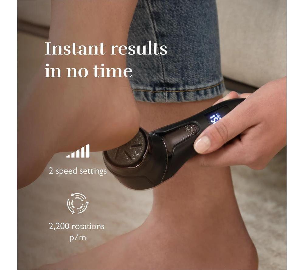 SILK'N FreshPedi Electric Callus Remover - Matte Black image number 6 of 8
