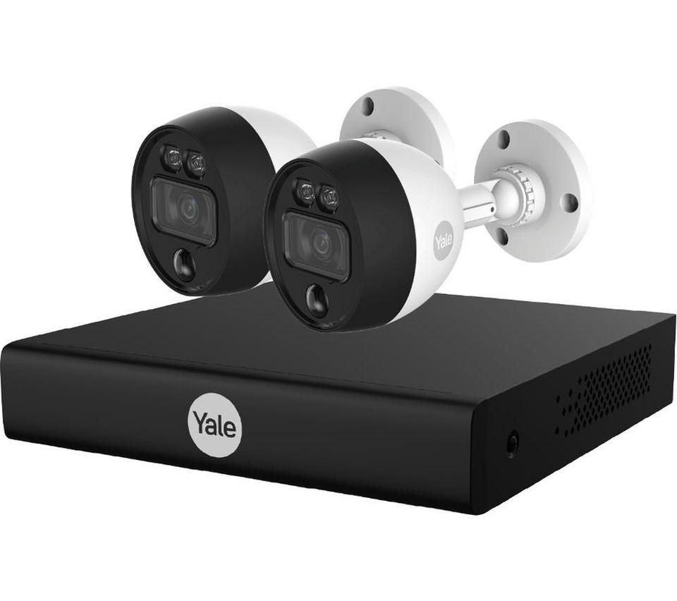 YALE YSV-2CSMD-4CK Smart Motion DVR CCTV Camera Kit - 2 Cameras