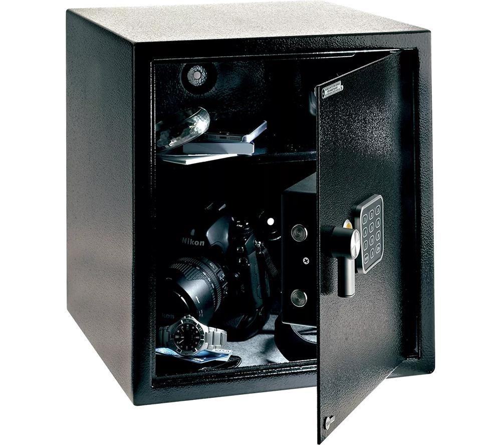 YALE YSV/390/DB1 Value Office Safe - Large, Black image number 4 of 6