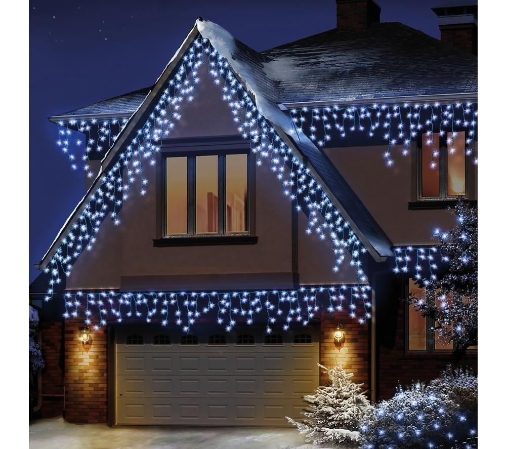 PREMIER Snowing IcicleBrights 960 White LED Lights with Timer - 23.8 m image number 2 of 2