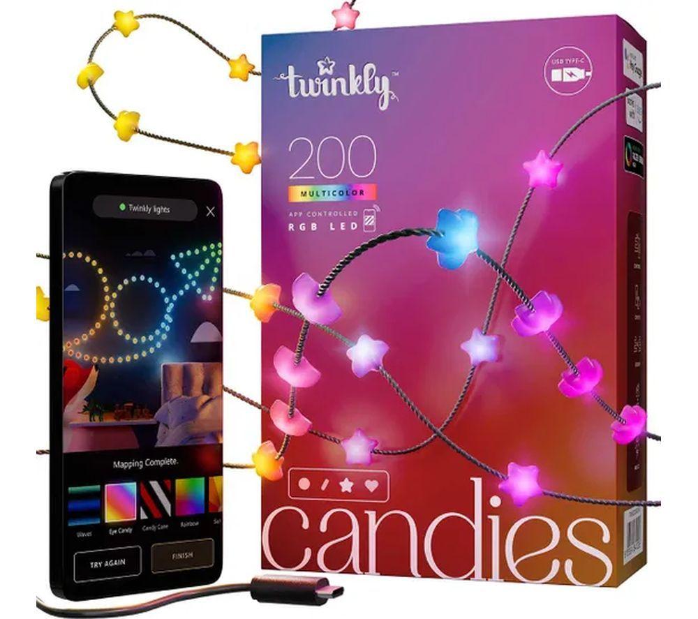 TWINKLY Candies Stars Smart LED Light String - 200 LEDs