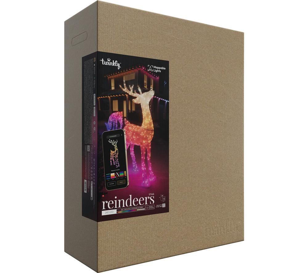 TWINKLY TW3RS200SPP-TUK Smart LED Christmas Reindeer - Stag image number 2 of 3