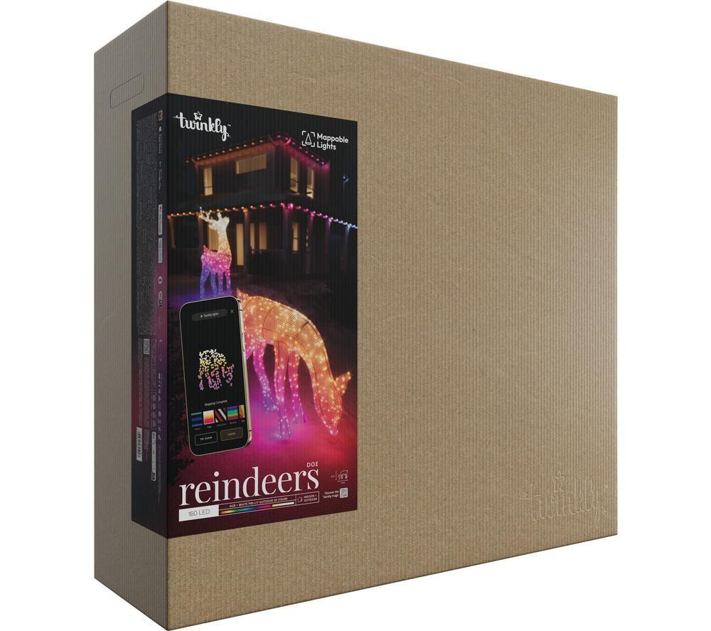 TWINKLY TW3RD140SPP-TUK Smart LED Christmas Reindeer - Doe image number 6 of 7