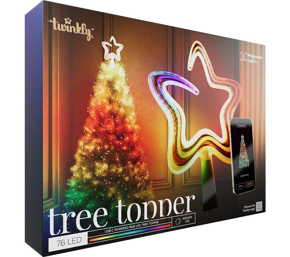 TWINKLY TWTT030SPP-GUSB Smart LED Christmas Tree Topper - 76 LEDs image number 6 of 6