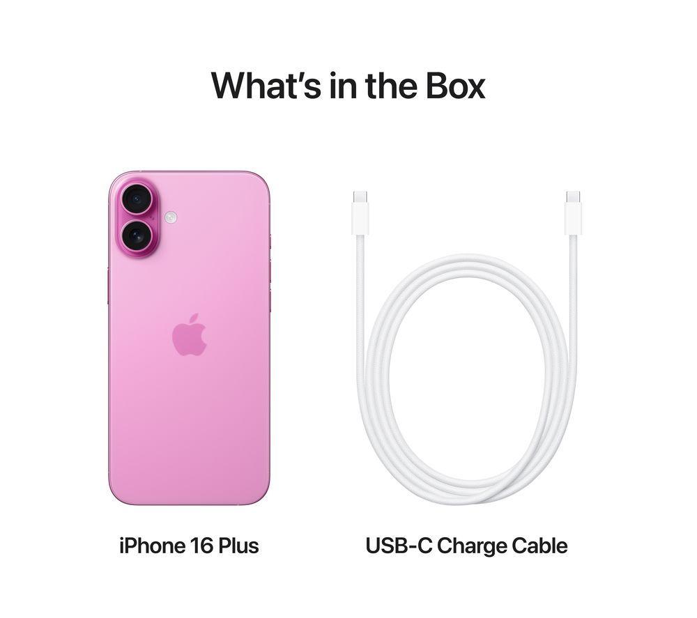APPLE iPhone 16 Plus - 128 GB, Pink image number 2 of 10