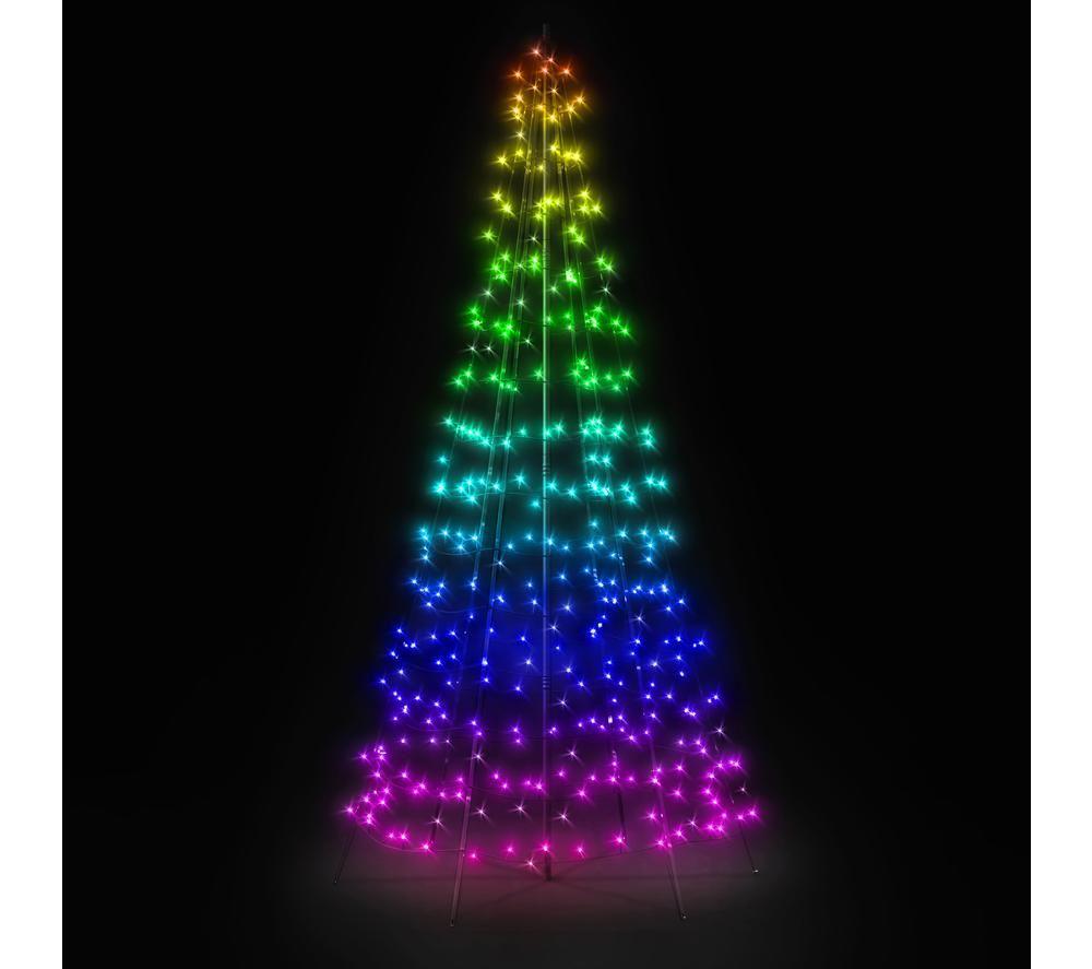 TWINKLY Generation II Smart 300 Multi-colour LED Light Tree - 6.5 ft / 2 m image number 3 of 10