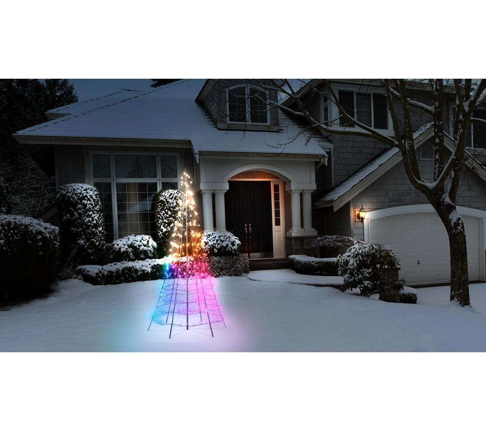 TWINKLY Generation II Smart 300 Multi-colour LED Light Tree - 6.5 ft / 2 m image number 8 of 10