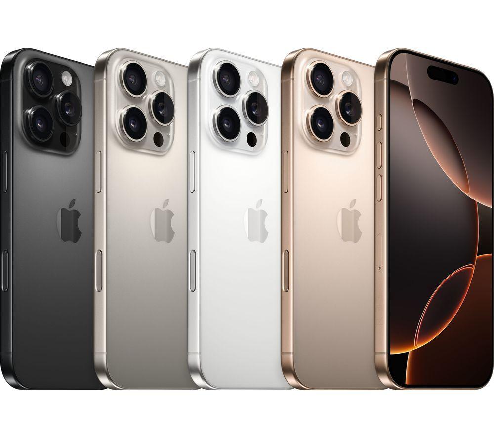 APPLE iPhone 16 Pro - 128 GB, Desert Titanium image number 5 of 10