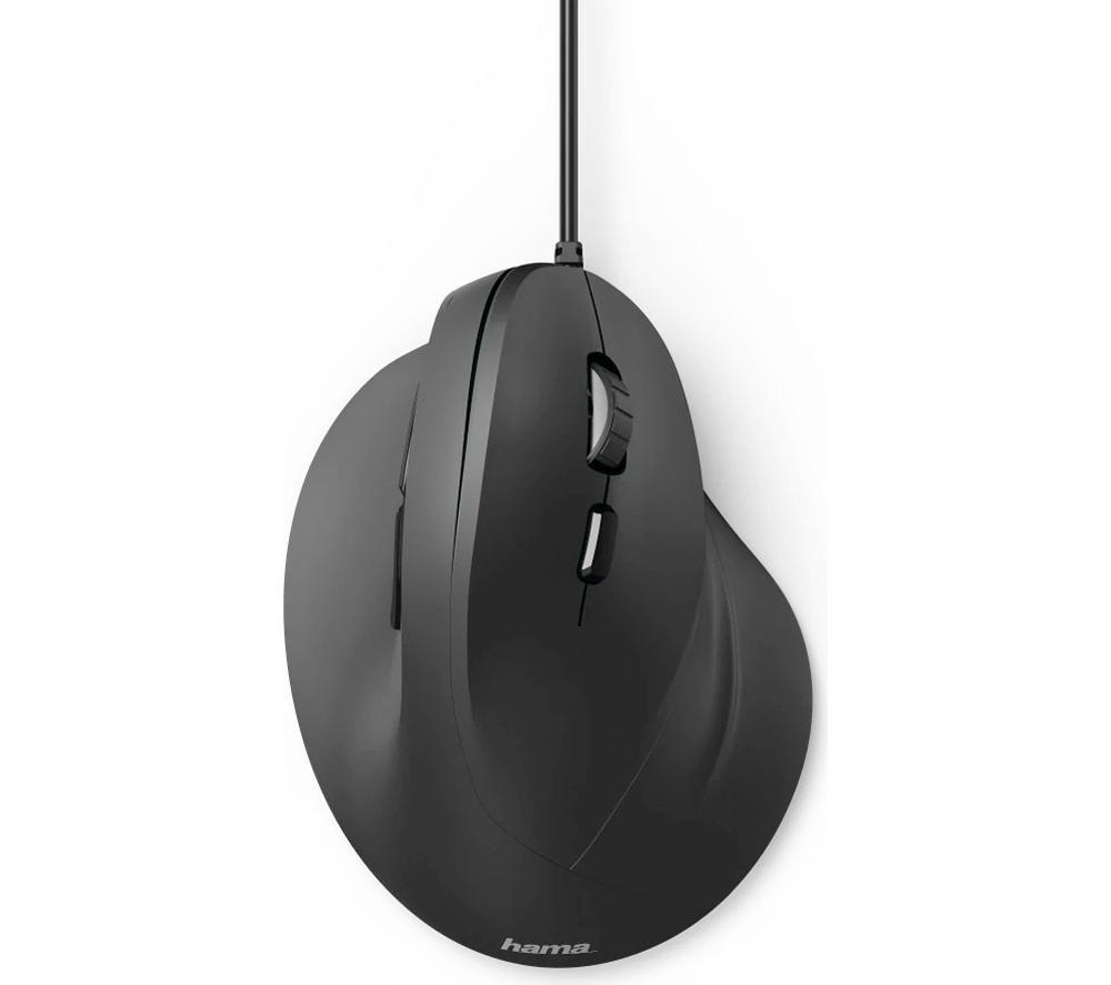 HAMA EMC-500 Vertical Ergonomic Optical Mouse - Black image number 2 of 6