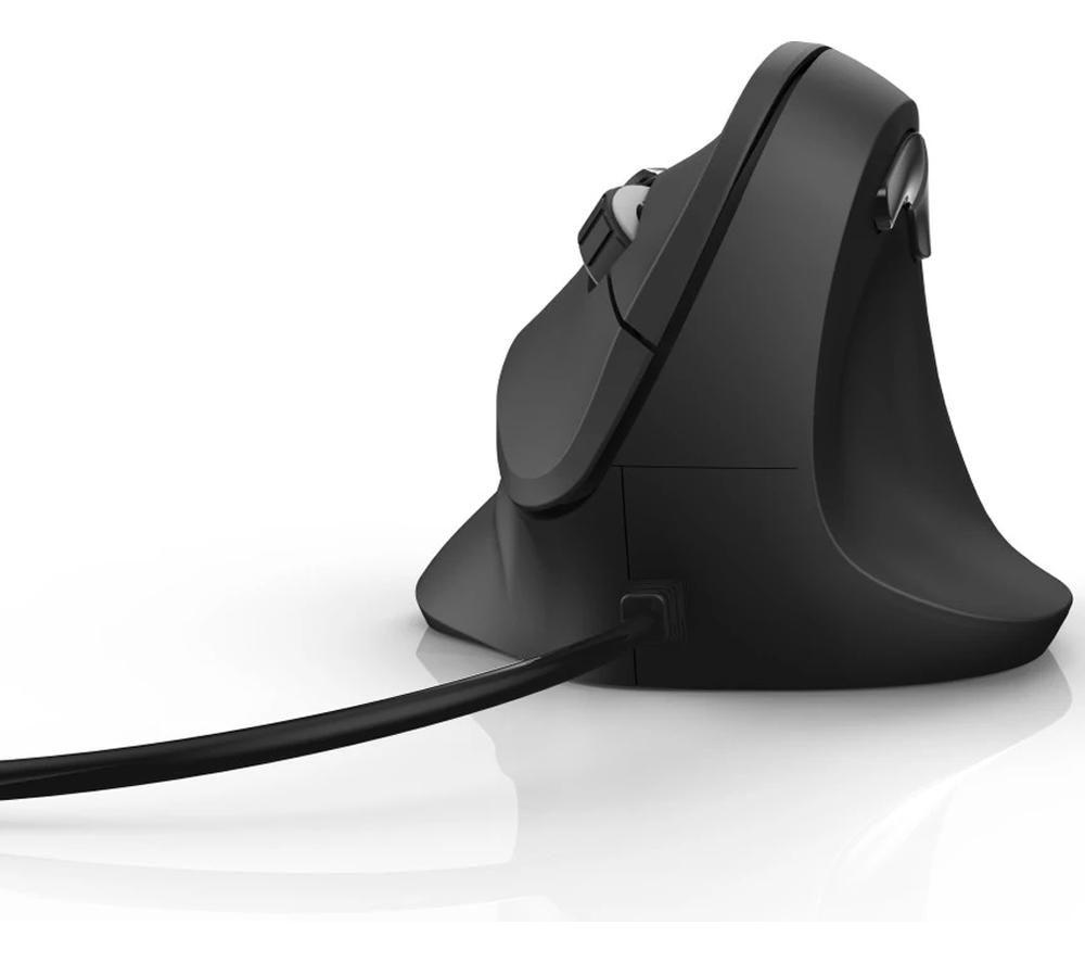 HAMA EMC-500 Vertical Ergonomic Optical Mouse - Black image number 3 of 6
