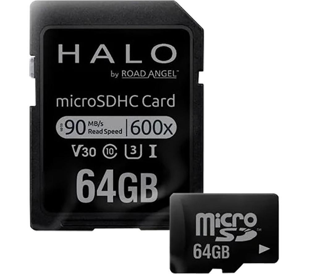 Road Angel Rsd64 Halo Premium Dash Cam Microsdhc Memory Card - 64 Gb