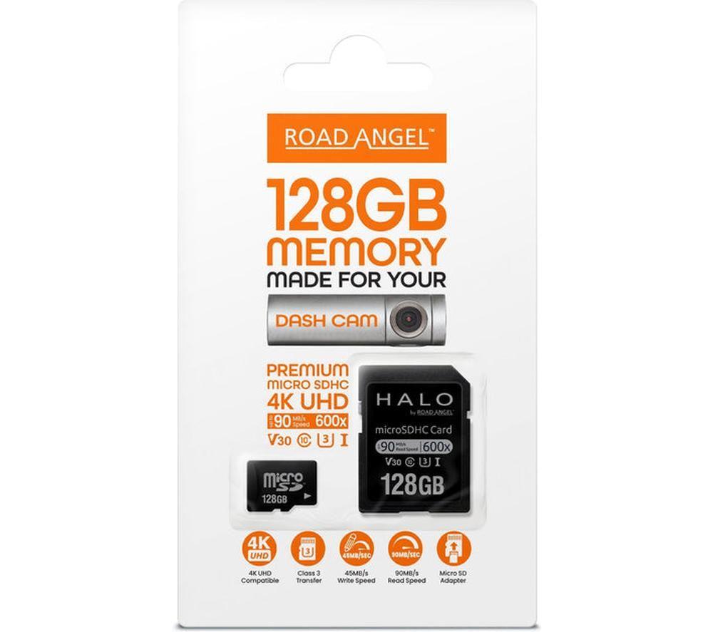 ROAD ANGEL RSD128 Halo Premium Dash Cam microSDHC Memory Card - 128 GB image number 2 of 3