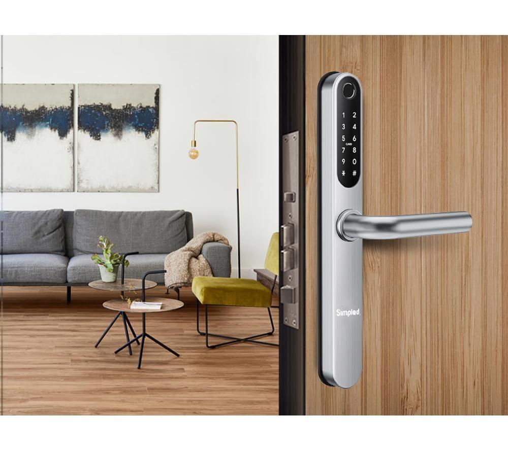SIMPLED DFF-SP Double-Sided Smart Lock - Silver image number 2 of 3
