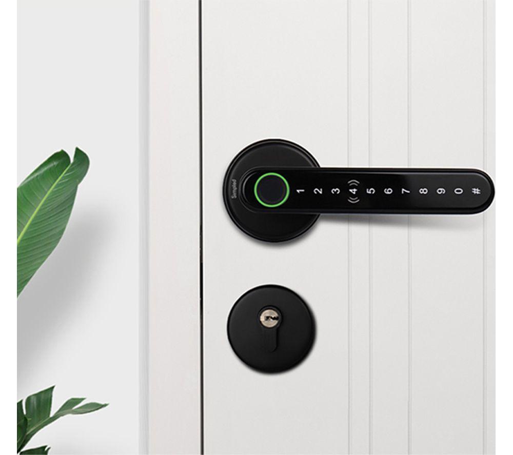 SIMPLED LF LeverLine Smart Fingerprint Door Lock - Black image number 2 of 4
