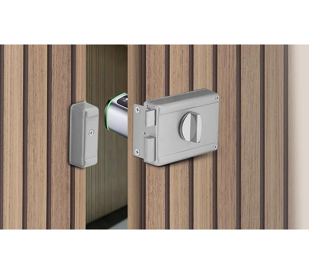 SIMPLED Night Latch Smart Door Lock - Silver image number 3 of 7