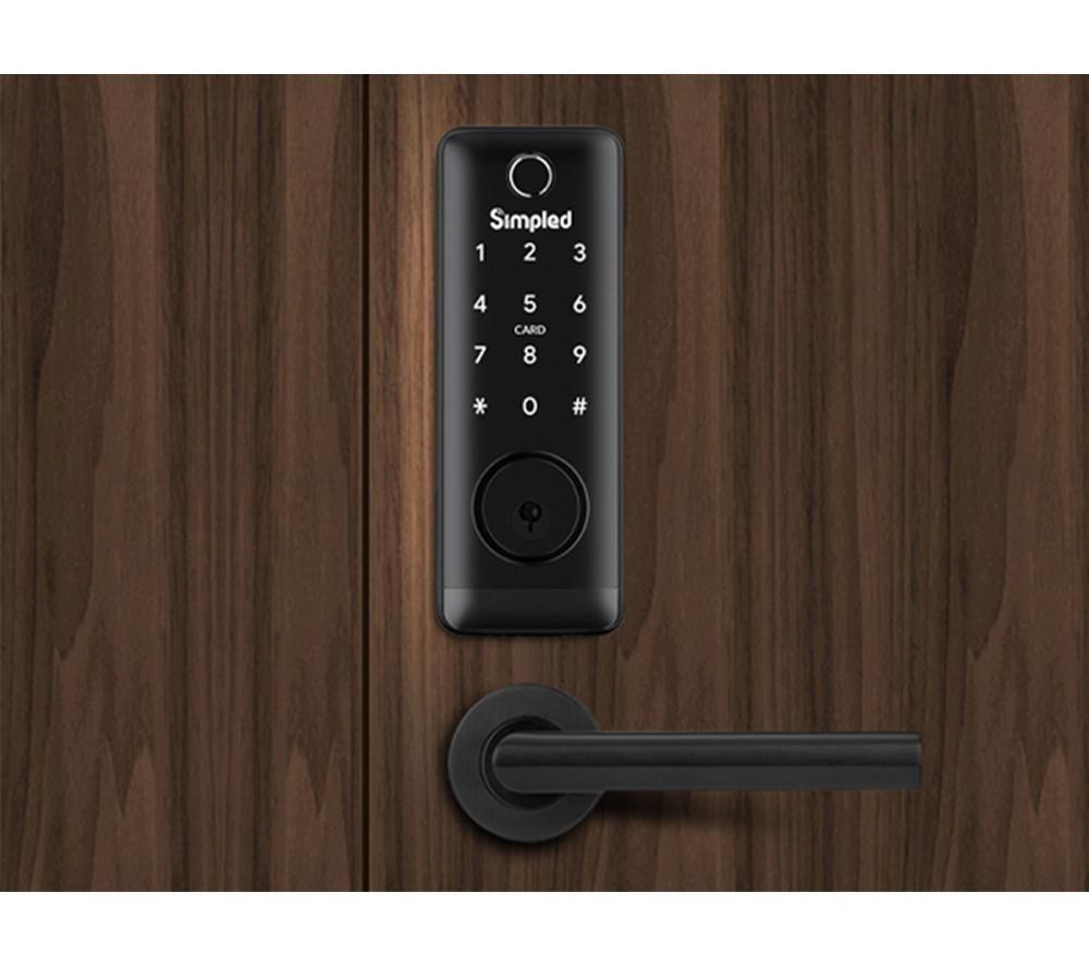 SIMPLED UF-SP Smart Fingerprint Door Lock - Black image number 2 of 4