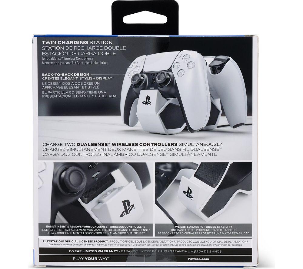 POWERA PS5 DualSense Twin Charging Station - White image number 4 of 6