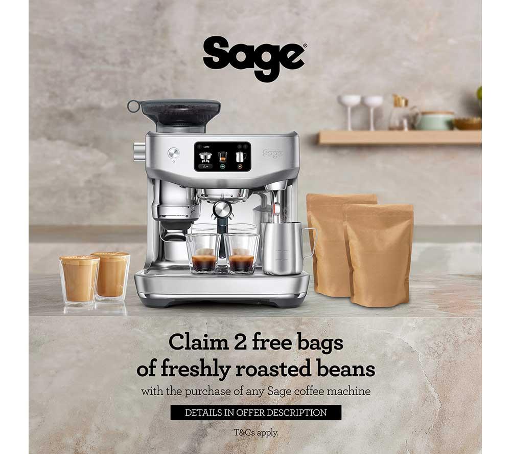 SAGE SES985 Oracle Jet Bean to Cup Coffee Machine - Stainless steel image number 3 of 12