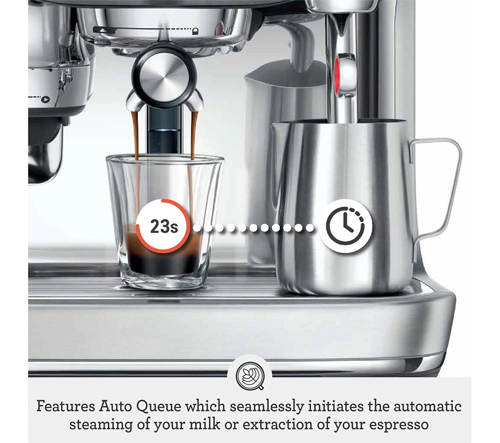 SAGE SES985 Oracle Jet Bean to Cup Coffee Machine - Stainless steel image number 9 of 12