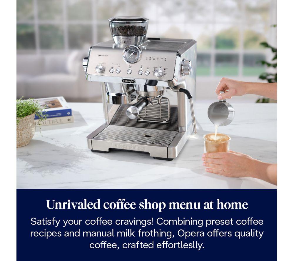 DELONGHI La Specialista Opera EC9555.M Bean to cup Coffee Machine with HomeCafe Kit - Stainless Steel image number 5 of 10