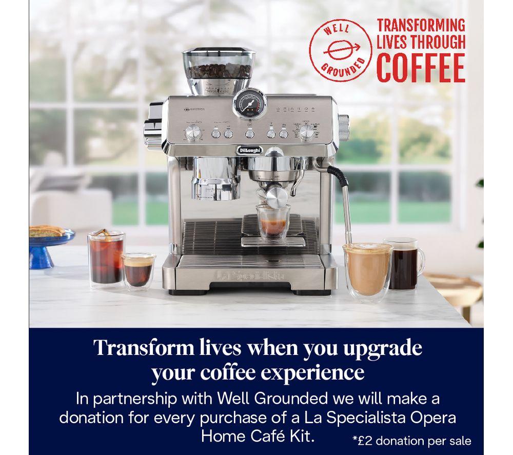 DELONGHI La Specialista Opera EC9555.M Bean to cup Coffee Machine with HomeCafe Kit - Stainless Steel image number 8 of 10