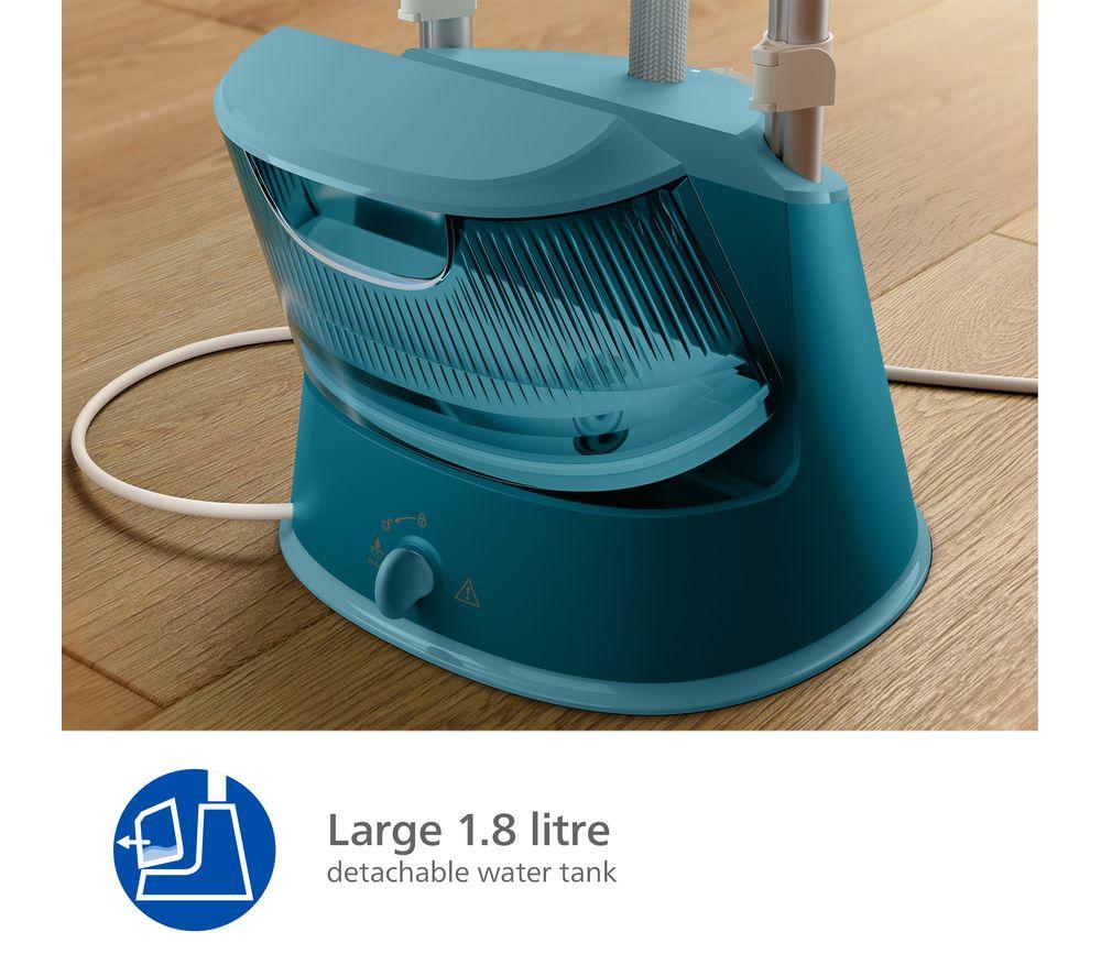 PHILIPS 1000 Series STE1040/20 Standing Clothes Steamer - Blue image number 2 of 10