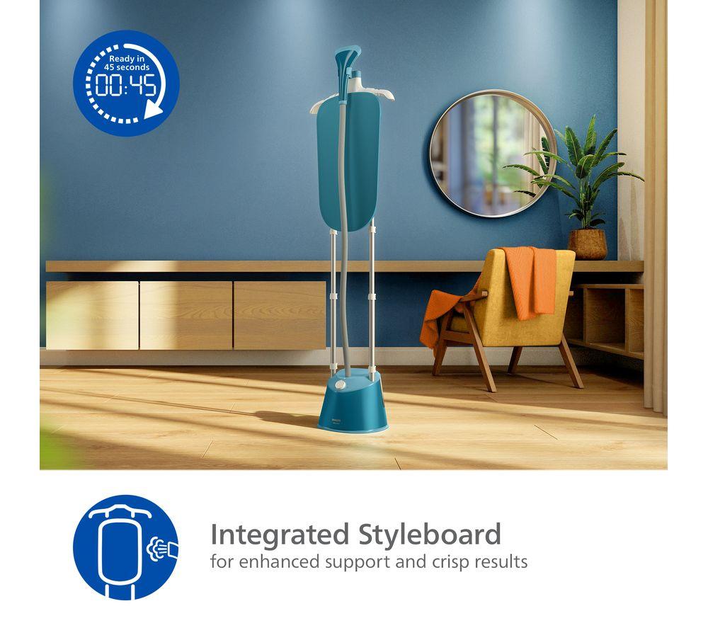 PHILIPS 1000 Series STE1040/20 Standing Clothes Steamer - Blue image number 5 of 10