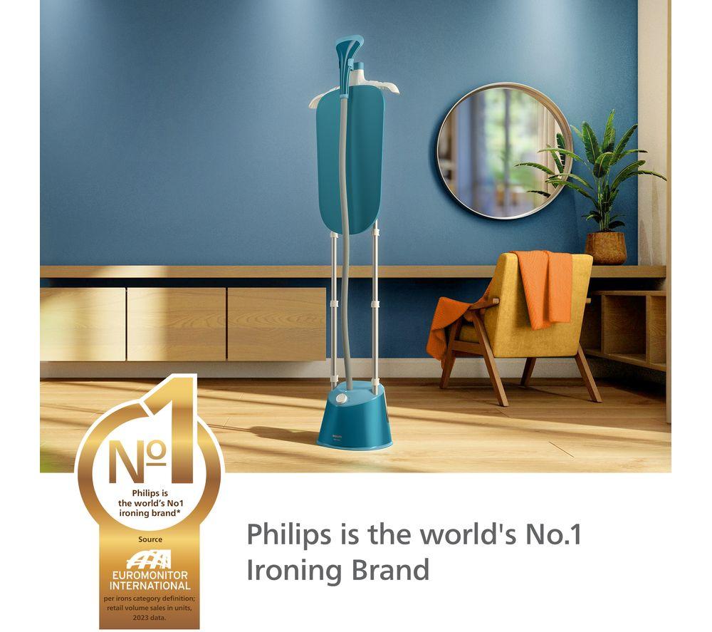 PHILIPS 1000 Series STE1040/20 Standing Clothes Steamer - Blue image number 10 of 10