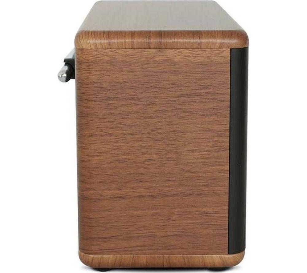 PURE Classic H4 DAB+/FM Bluetooth Radio - Walnut & Coffee Black image number 3 of 6