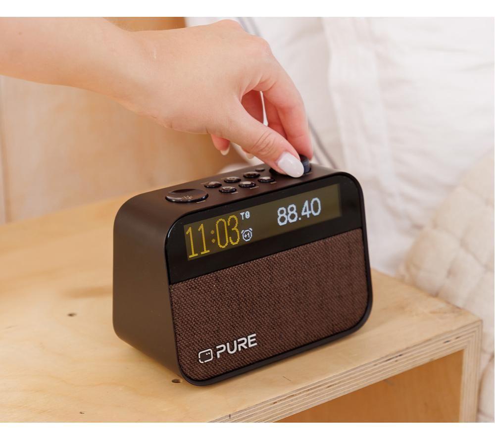 PURE Moment DAB+/FM Bluetooth Radio - Coffee Black image number 8 of 9
