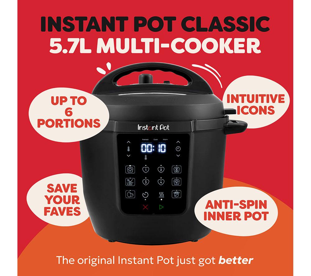 Buy INSTANT POT Classic Multicooker Black Currys
