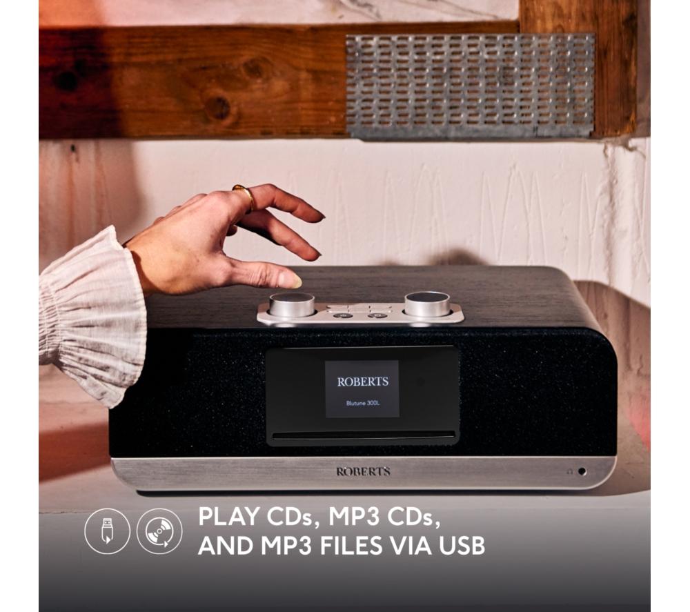 ROBERTS Blutune 300L DAB+/FM Bluetooth Radio - Black image number 7 of 10