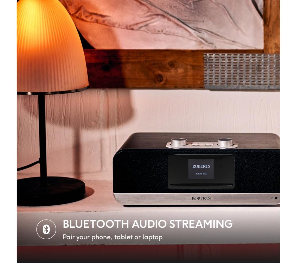ROBERTS Blutune 300L DAB+/FM Bluetooth Radio - Black image number 8 of 10
