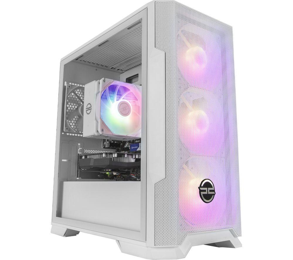 PCSPECIALIST Luna 20 Gaming PC - AMD Ryzen™ 5, RTX 3050, 1 TB SSD, White