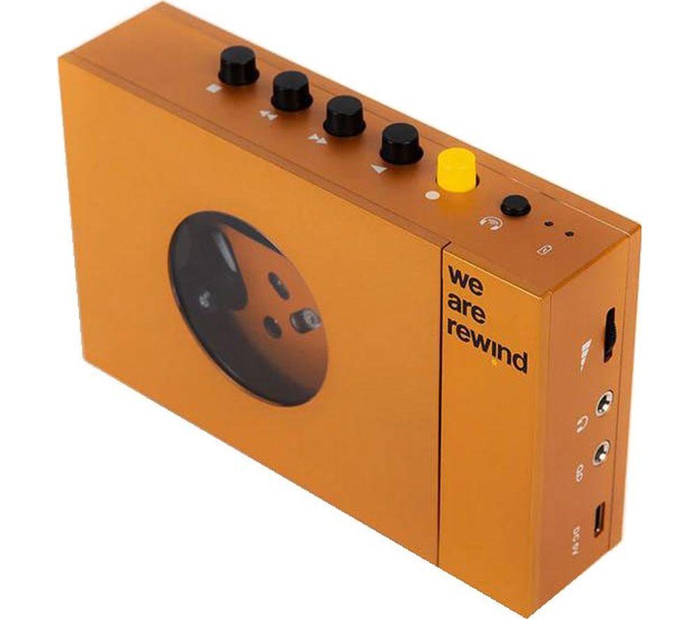 WE ARE REWIND Serge Personal Cassette Player - Orange image number 2 of 2