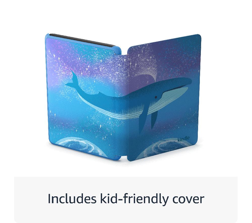 AMAZON Kindle 2024 Kids 6" eReader - 16 GB, Space Whale image number 4 of 8