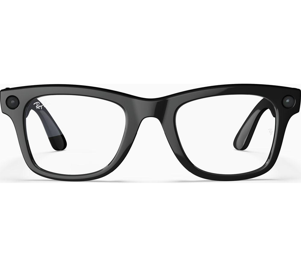 Buy RAYBAN Meta Wayfarer (Large) Smart Glasses Matte Black, Clear to