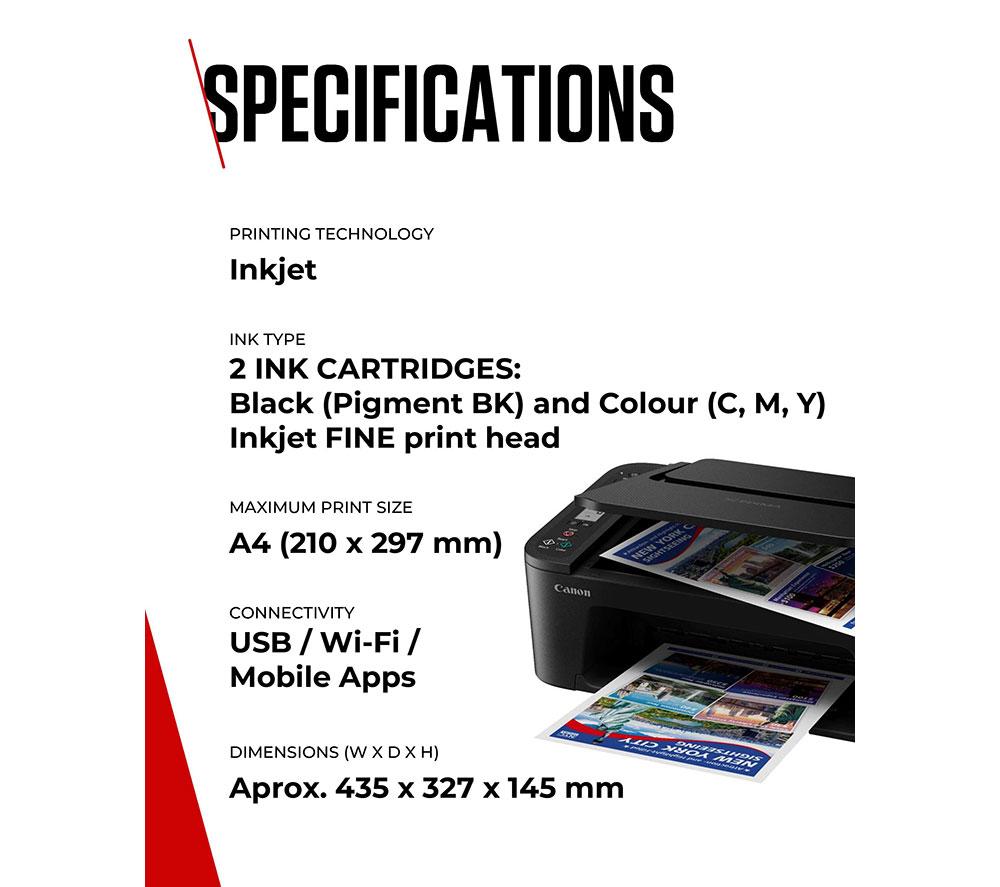 CANON PIXMA TS3750i All-in-One Wireless Inkjet Printer image number 6 of 7