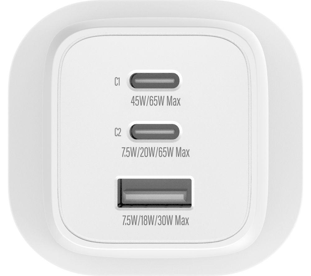 GOJI 65 W Dual USB Type-C & USB Type-A Charger image number 2 of 2