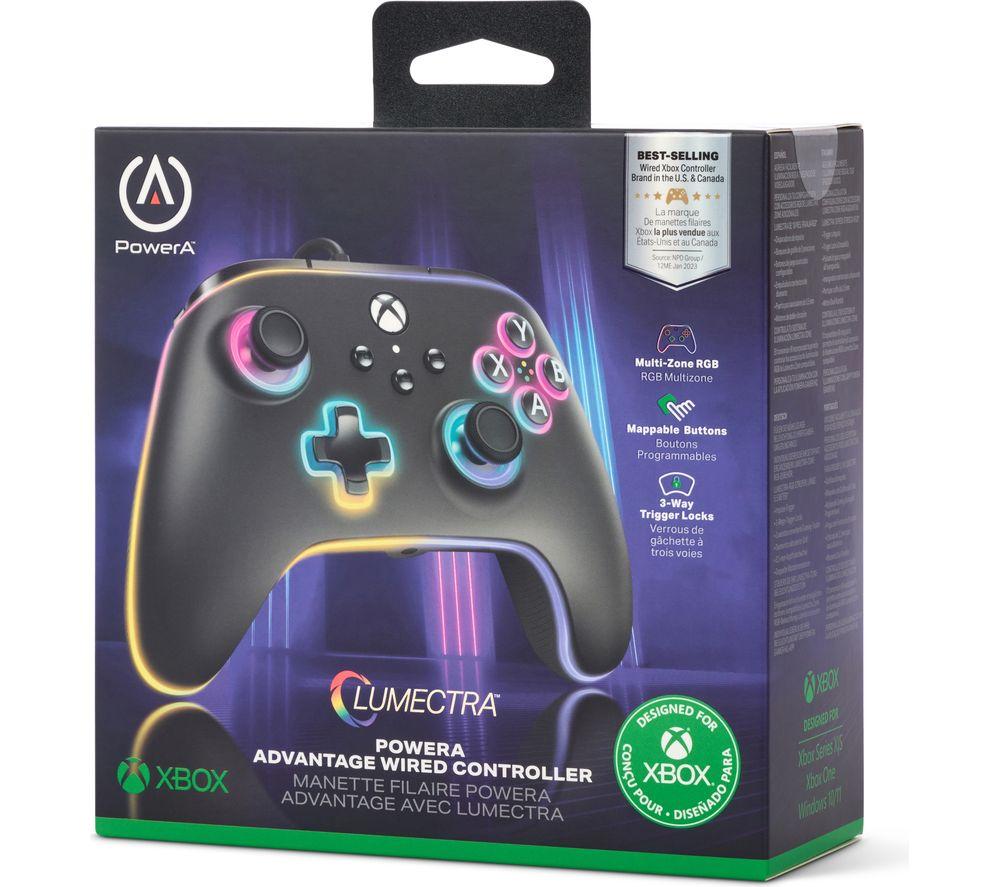 POWERA Advantage Lumectra Wired Controller for Xbox Series X|S - Black image number 20 of 25